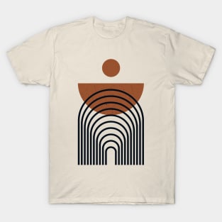 Arch And Circle Rust Edit View T-Shirt